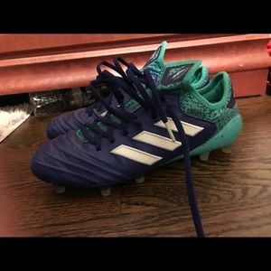 Men’s Copa 18.1 FG Blue and Green Size 7.5